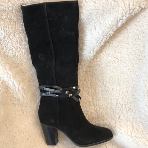 ANTONIO MELANI Shoes - Antonio Melani Black Suede Heel Boot